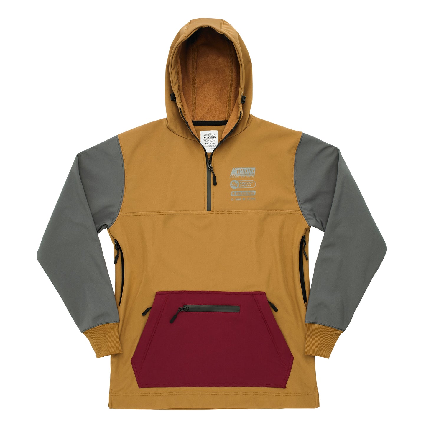 MTN Australia Constructor Water Proof Hoodie Tan