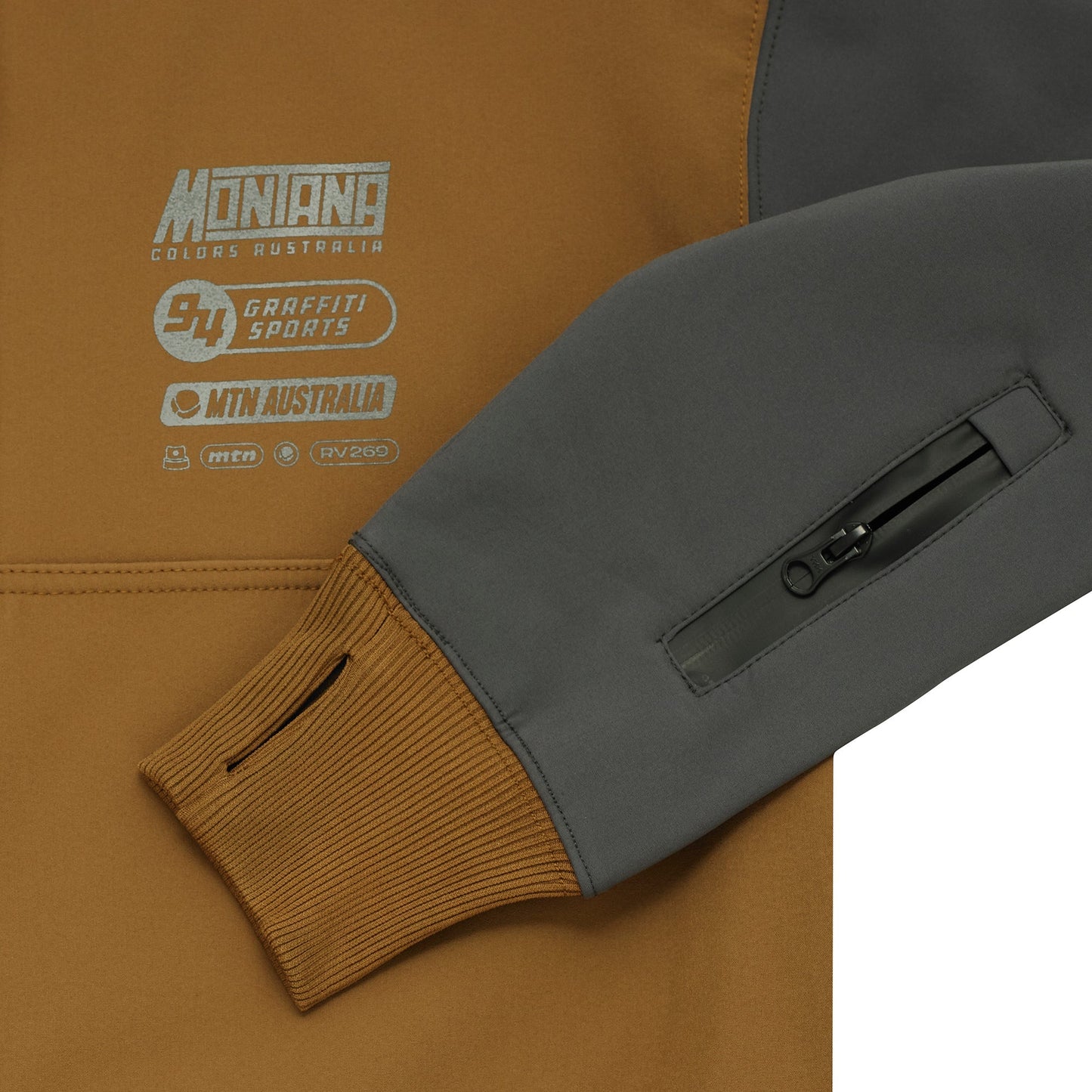 MTN Australia Constructor Water Proof Hoodie Tan