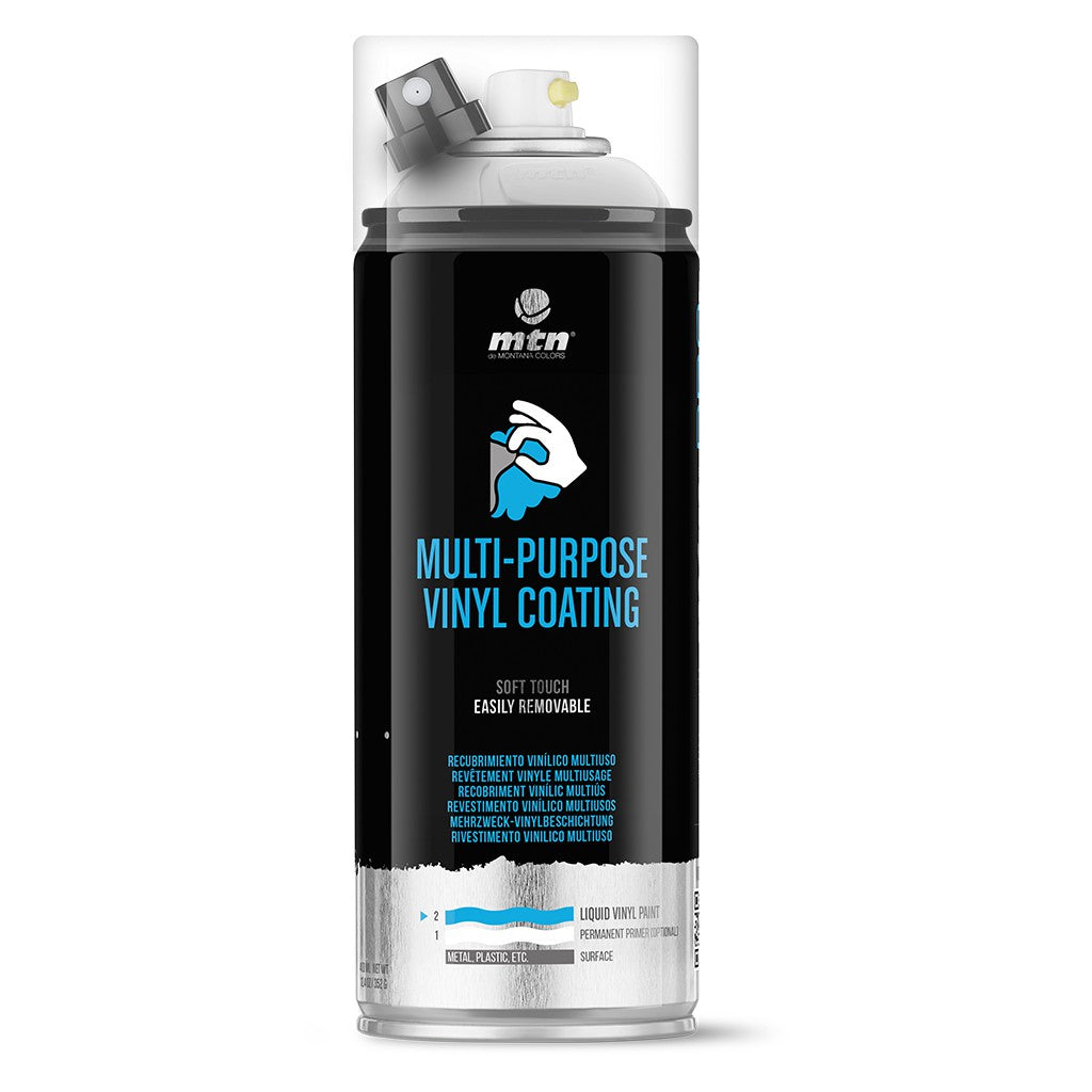 MTN PRO Spray Paint - Multipurpose Vinyl Coating 400ml - Metallic Black
