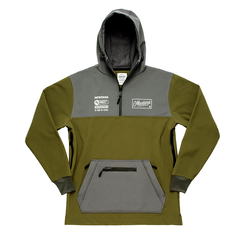 MTN Australia Constructor Waterproof Hoodie - Khaki