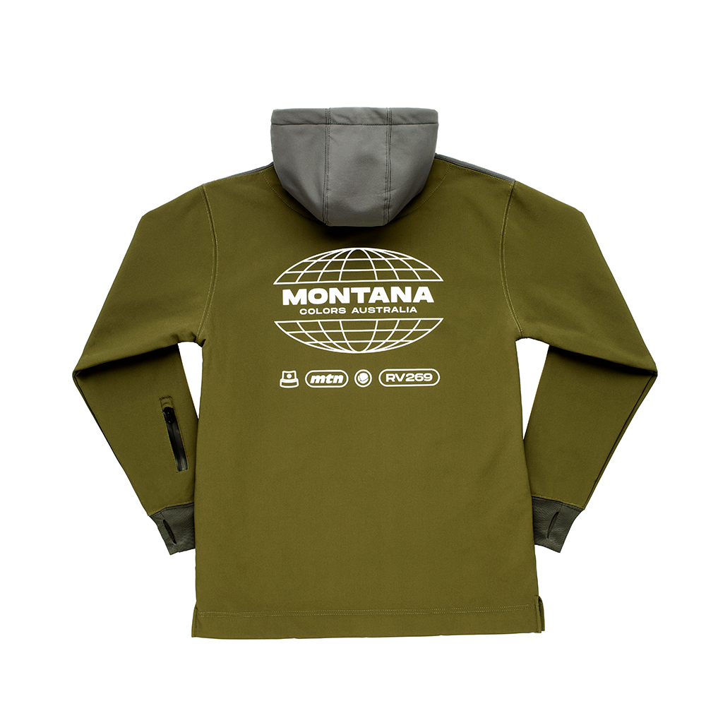 MTN Australia Constructor Waterproof Hoodie - Khaki
