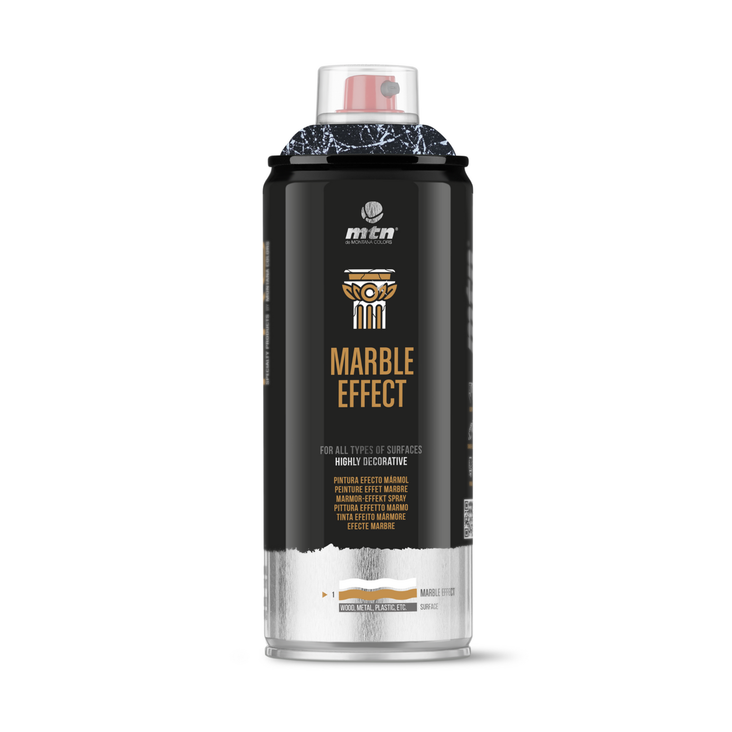 MTN PRO Marble Effect 400ml Silver