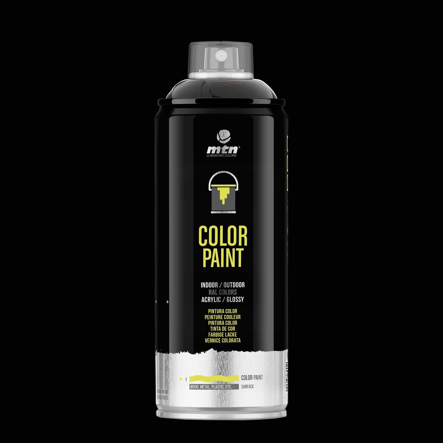 MTN PRO Spray Paint 400ml - RAL 9005 Black