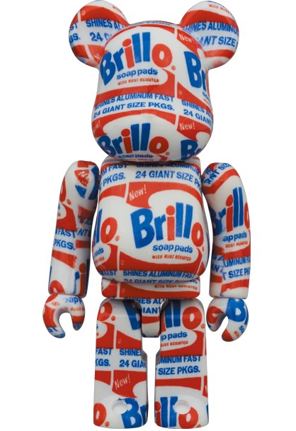 Medicom BE@RBRICK Andy Warhol "Brillo" 400% + 100%