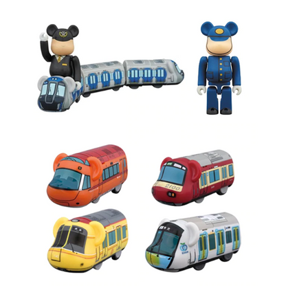 MEDICOM BB BE@RTRAIN Set - 100% BE@RBRICK